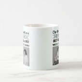 Beste oma ooit aangepaste foto krantenkop koffiemok (Center)