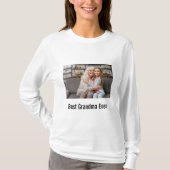Beste oma ooit, aangepaste foto t-shirt (Voorkant)