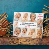 Beste oma ooit | Aangepaste fotocollage Fotoplaat (Zijkant)