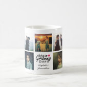 Beste oma ooit aangepaste fotocollage oma cadeau koffiemok (Center)