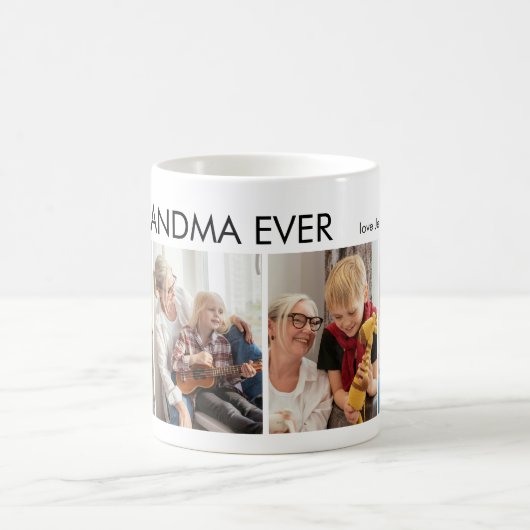 Beste oma ooit aangepaste gepersonaliseerde famili koffiemok (Center)