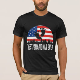 Beste oma ooit Amerikaanse vlag T-shirt