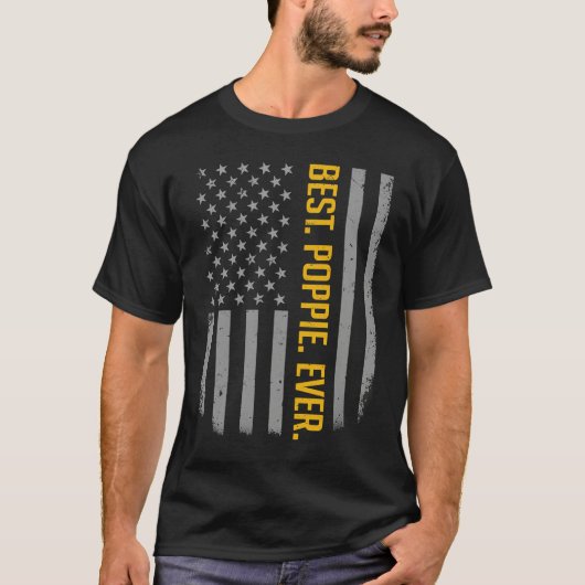Beste Oma Ooit Amerikaanse Vlag Voor Vaderdag T-shirt (Voorkant)