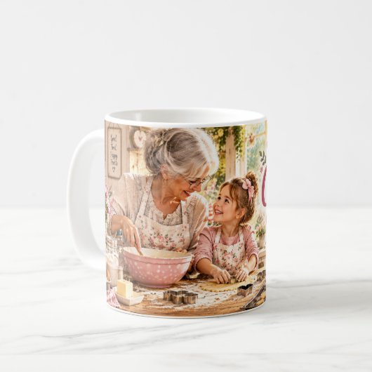 Beste oma ooit bakcadeau mok (Voorkant links)