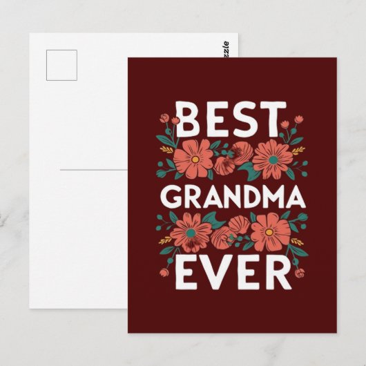 Beste oma ooit briefkaart (Voorkant / Achterkant)