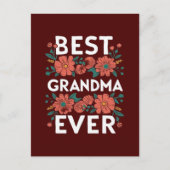 Beste oma ooit briefkaart (Voorkant)