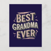 Beste oma ooit briefkaart (Voorkant)