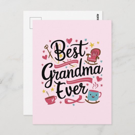 Beste oma ooit briefkaart (Voorkant / Achterkant)