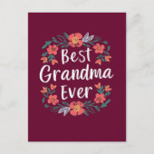 Beste oma ooit briefkaart (Voorkant)