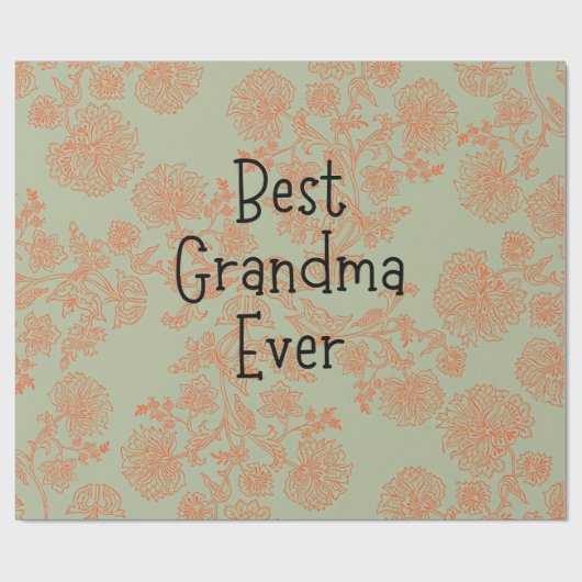 Beste oma ooit cadeaupapier (Vlak)