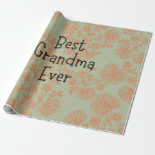 Beste oma ooit cadeaupapier (Uitgerold)
