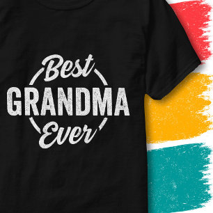 Beste oma ooit citaat vintage grappige oma t-shirt