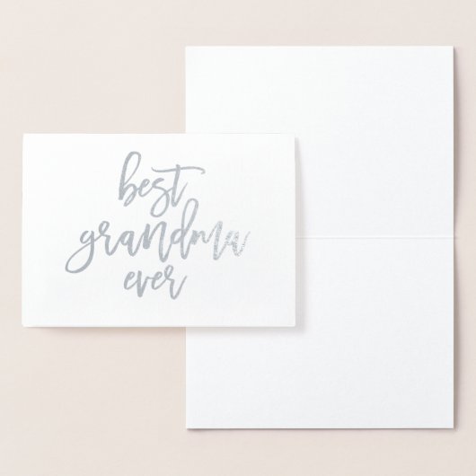 Beste oma ooit echte Folie Kaart (Display)