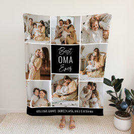 Beste OMA Ooit Eigen fleece deken