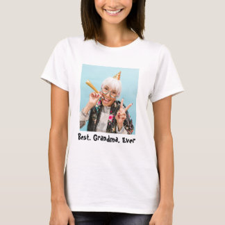 Beste oma ooit familie foto op maat t-shirt