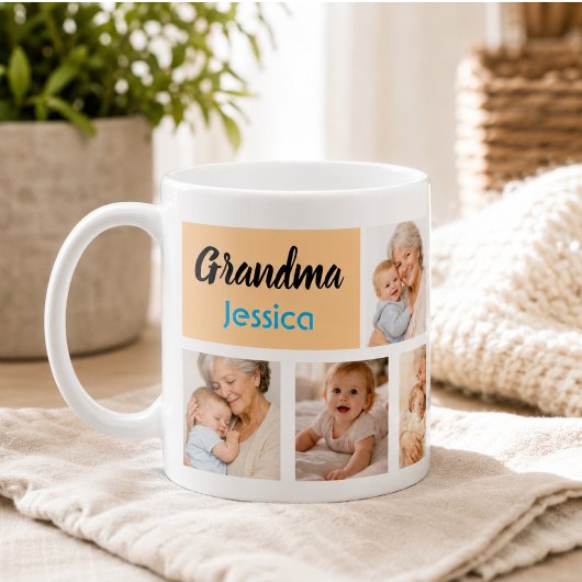 Beste oma ooit foto collage | Grootouders Koffiemok