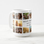 Beste oma ooit foto-collage mok cadeau (Voorkant links)