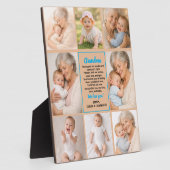 Beste oma ooit foto | Gepersonaliseerde grootouder Fotoplaat (Zijkant)