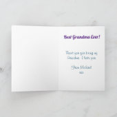 Beste oma ooit foto kaart (Binnen)