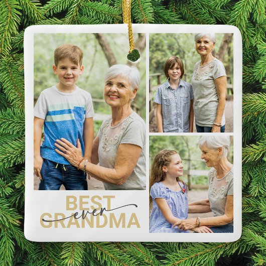 Beste oma ooit foto Keepsake Keramisch Ornament