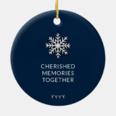 Beste oma ooit foto Ornament (Achterkant)