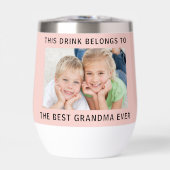 Beste oma ooit foto roze (Voorkant)