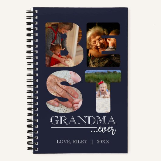 Beste oma ooit fotocadeau notitieboek (Voorkant)