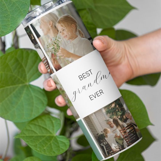 Beste oma ooit | Fotocollage | BLAUWGROEN Thermosbeker