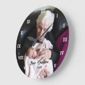 Beste oma ooit fotocollage Creëer uw eigen Grote Klok (Hoek)