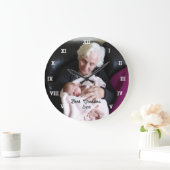 Beste oma ooit fotocollage Creëer uw eigen Grote Klok (Huis)