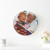 Beste oma ooit fotocollage Creëer uw eigen Grote Klok (Huis)