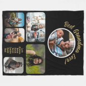 Beste oma ooit fotocollage fleece deken (Voorkant (Horizontaal))
