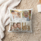 Beste Oma Ooit Fotocollage Kussen Cadeau (Deken)