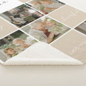 Beste oma ooit | Fotocollage | Mocha Sherpa Deken (3/4)