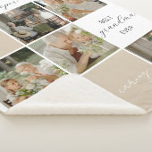 Beste oma ooit | Fotocollage | Mocha Sherpa Deken (3/4)