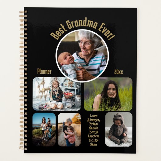 Beste oma ooit! Fotocollage Planner (Voorkant)