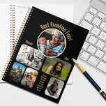 Beste oma ooit! Fotocollage Planner<br><div class="desc">Stijlvolle beste oma ooit planner. Show Oma (of iemand anders - de tekst kan voor elke persoon worden bewerkt) hoeveel je geeft. Gepersonaliseerd notitieboek met zes-foto collage en een lijst van de namen van de kinderen. Voeg het jaar toe en uw geliefde heeft een geweldige planner voor zijn bureau op...</div>