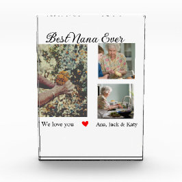 Beste oma ooit fotocollage we houden van je naam fotoblokken