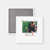 Beste oma ooit fotocollage we houden van je naam magneet (Voorkant / Achterkant)