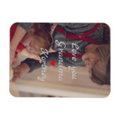 Beste oma ooit fotocollage we houden van je naam magneet (Horizontaal)