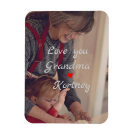 Beste oma ooit fotocollage we houden van je naam magneet