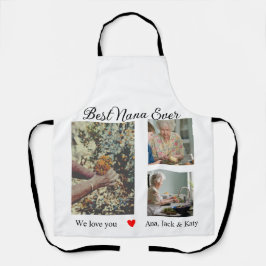 Beste oma ooit fotocollage we houden van je naam schort