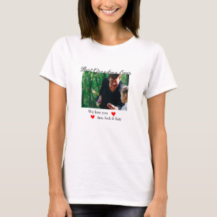 Beste oma ooit fotocollage we houden van je naam t-shirt