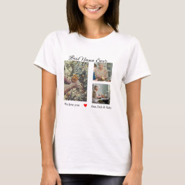 Beste oma ooit fotocollage we houden van je naam t-shirt