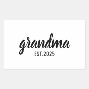 Beste oma ooit Gelukkige dag van de grootouders Rechthoekige Sticker