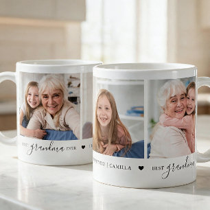 Beste oma ooit Gepersonaliseerde foto collage Koffiemok