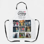 Beste oma ooit Grootmoeder & Kinder fotocollage Schort (Voorkant)