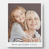 Beste Oma Ooit Grootmoeder Volledige Foto Ezel Fotoplaat (Voorkant)