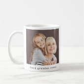 Beste oma ooit Grootmoeder Volledige foto Koffiemok (Links)