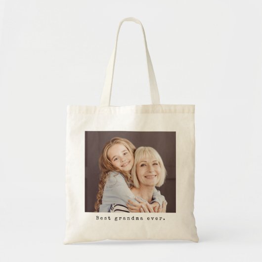 Beste oma ooit Grootmoeder Volledige foto Tote Bag (Voorkant)